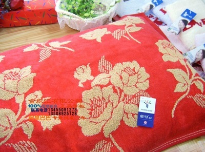 金號毛巾 正品 純棉無捻割絨大紅玫瑰婚慶枕巾G2037W - 金號毛巾 正品 純棉無捻割絨大紅玫瑰婚慶枕巾G2037W廠家 - 金號毛巾 正品 純棉無捻割絨大紅玫瑰婚慶枕巾G2037W價格 - 臨清市金織匯紡織品購銷 - 